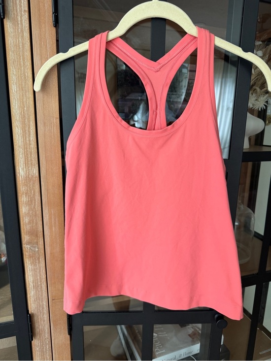lululemon athletica Tops - Lululemon Cool Racerback tank top Racing Length align grapefruit coral cropped